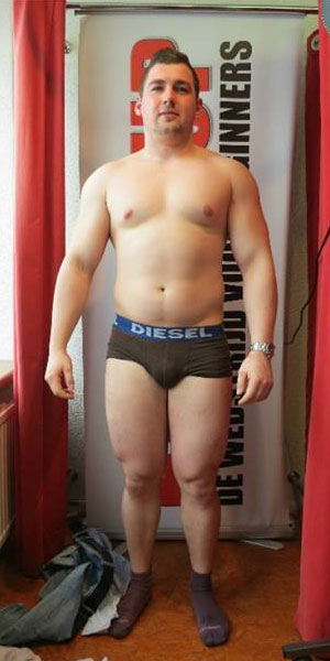 afvallen met Flexchallenge voor foto