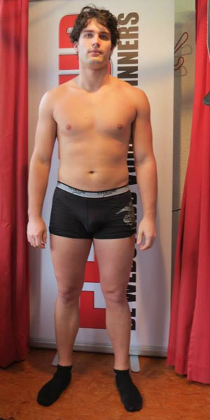 afvallen met Flexchallenge voor foto