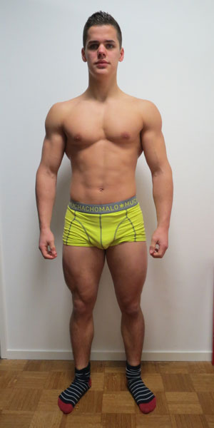 afvallen met Flexchallenge voor foto Koen