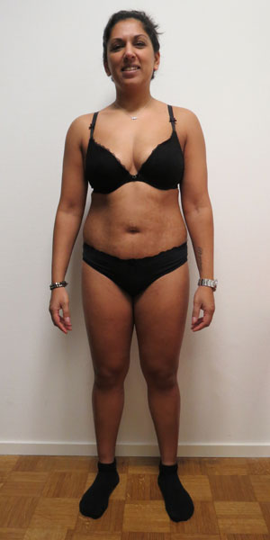 afvallen met Flexchallenge voor foto Marieke