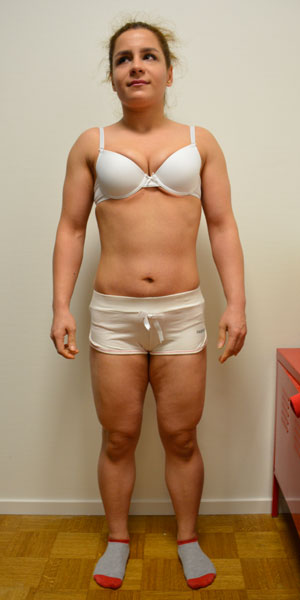afvallen met Flexchallenge voor foto Mona