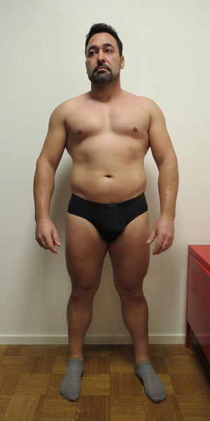 afvallen met Flexchallenge voor foto Paulo