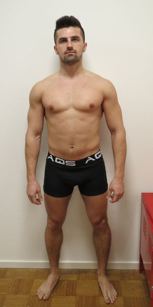 afvallen met Flexchallenge voor foto Wojtek
