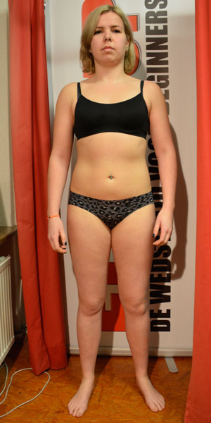 afvallen met Flexchallenge voor foto karlijn