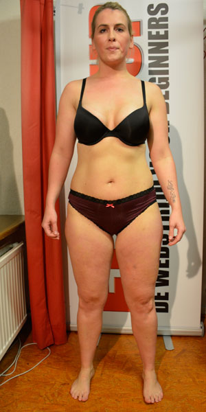 afvallen met Flexchallenge voor foto marina