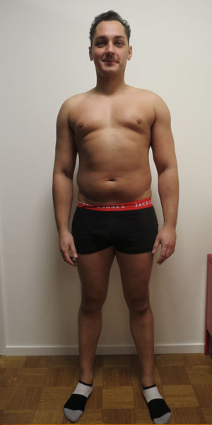 afvallen met Flexchallenge voor foto michael