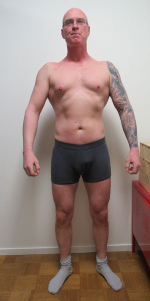 afvallen met Flexchallenge voor foto peter