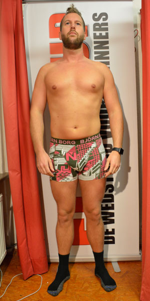 afvallen met Flexchallenge voor foto simon