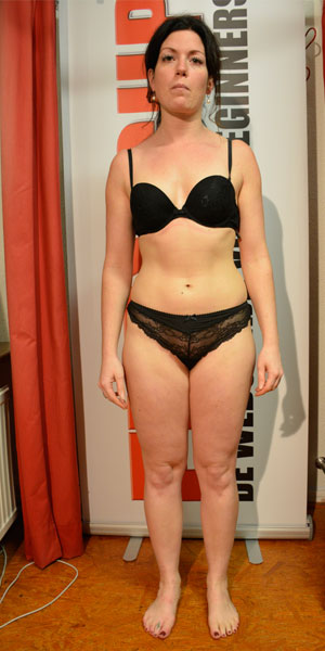 afvallen met Flexchallenge voor foto Ilona