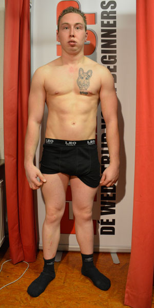afvallen met Flexchallenge voor foto wesley